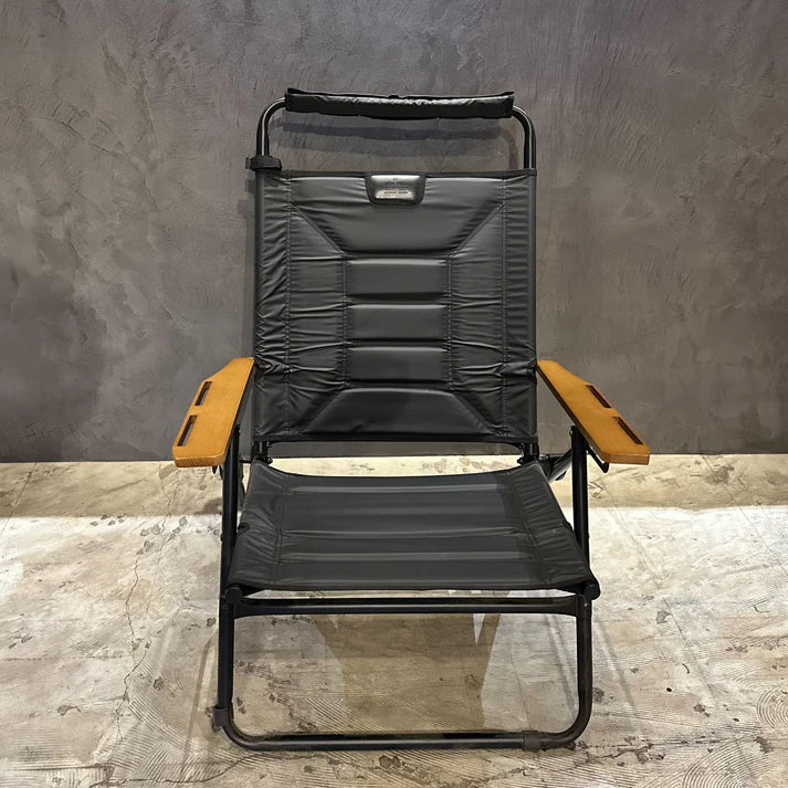 【AS2OV】HIGH BACK RECLINING LOW ROVER CHAIR BLACK ハイバックローバーチェア ブラック