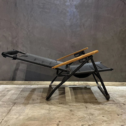 【AS2OV】HIGH BACK RECLINING LOW ROVER CHAIR BLACK ハイバックローバーチェア ブラック