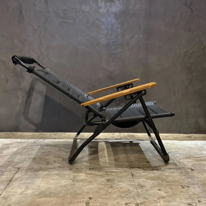【AS2OV】HIGH BACK RECLINING LOW ROVER CHAIR BLACK ハイバックローバーチェア ブラック