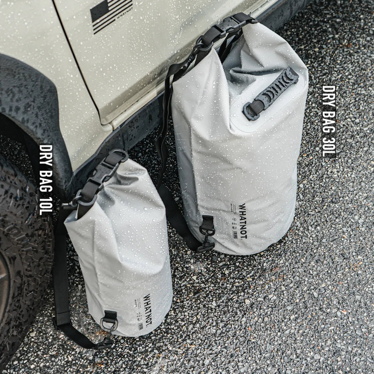 【WHATNOT】ドライバッグ 10L（グレー）｜DRY BAG 10L（GY）