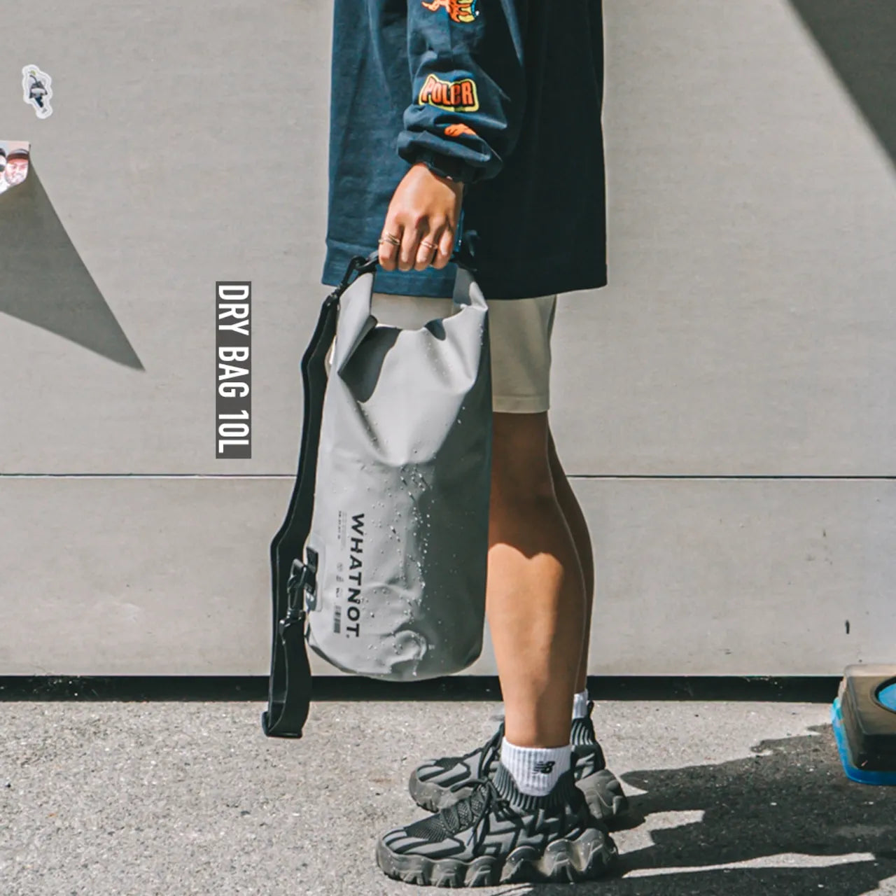 【WHATNOT】ドライバッグ 10L（グレー）｜DRY BAG 10L（GY）