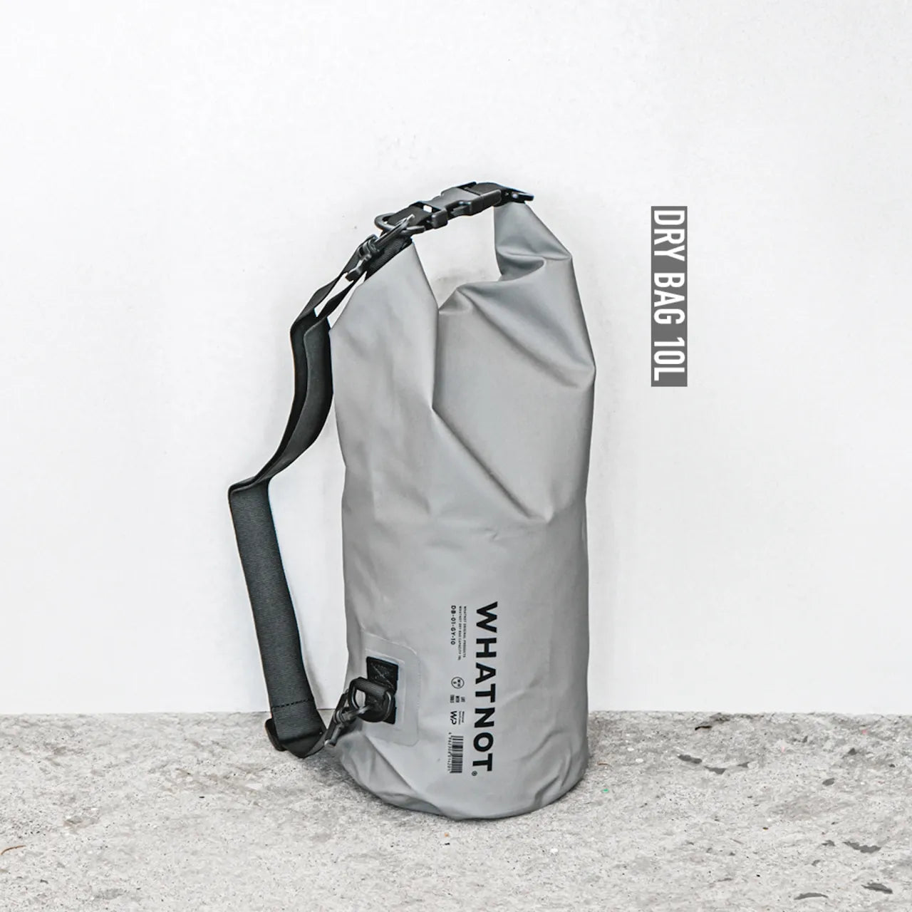 【WHATNOT】ドライバッグ 10L（グレー）｜DRY BAG 10L（GY）