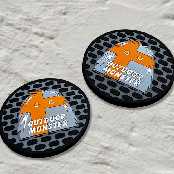 【CROSS ORANGE】アウトドアモンスター コースター(カラー)　OUTDOOR MONSTER COASTER