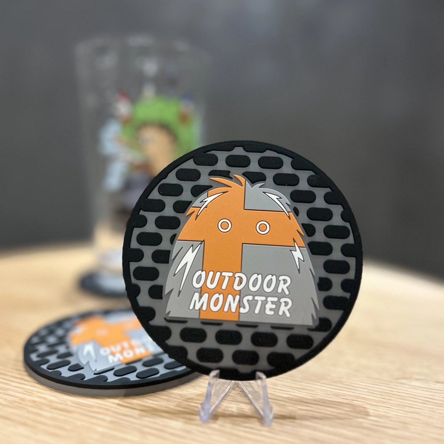 【CROSS ORANGE】アウトドアモンスター コースター(カラー)　OUTDOOR MONSTER COASTER