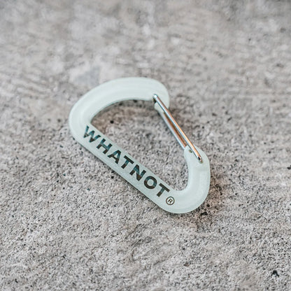 【WHATNOT】蓄光カラビナ｜GLOW CARABINER（1個）