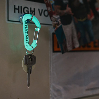 【WHATNOT】蓄光カラビナ｜GLOW CARABINER（1個）