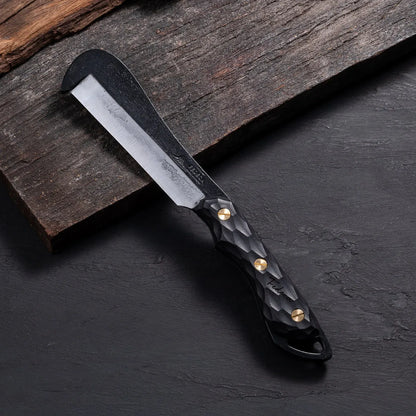 【FEDECA】 鍛造バトニング鉈 名栗ブラック