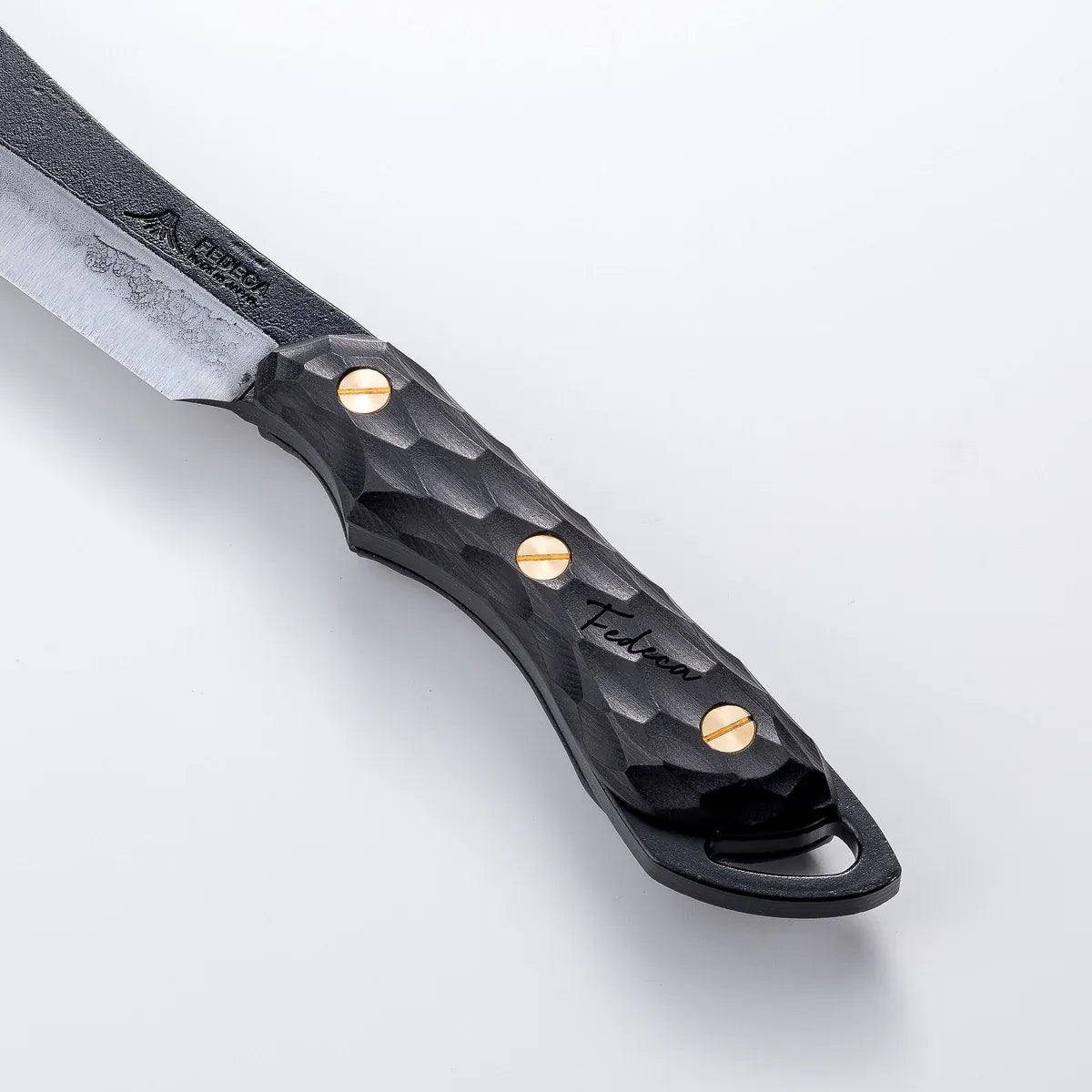 【FEDECA】 鍛造バトニング鉈 名栗ブラック