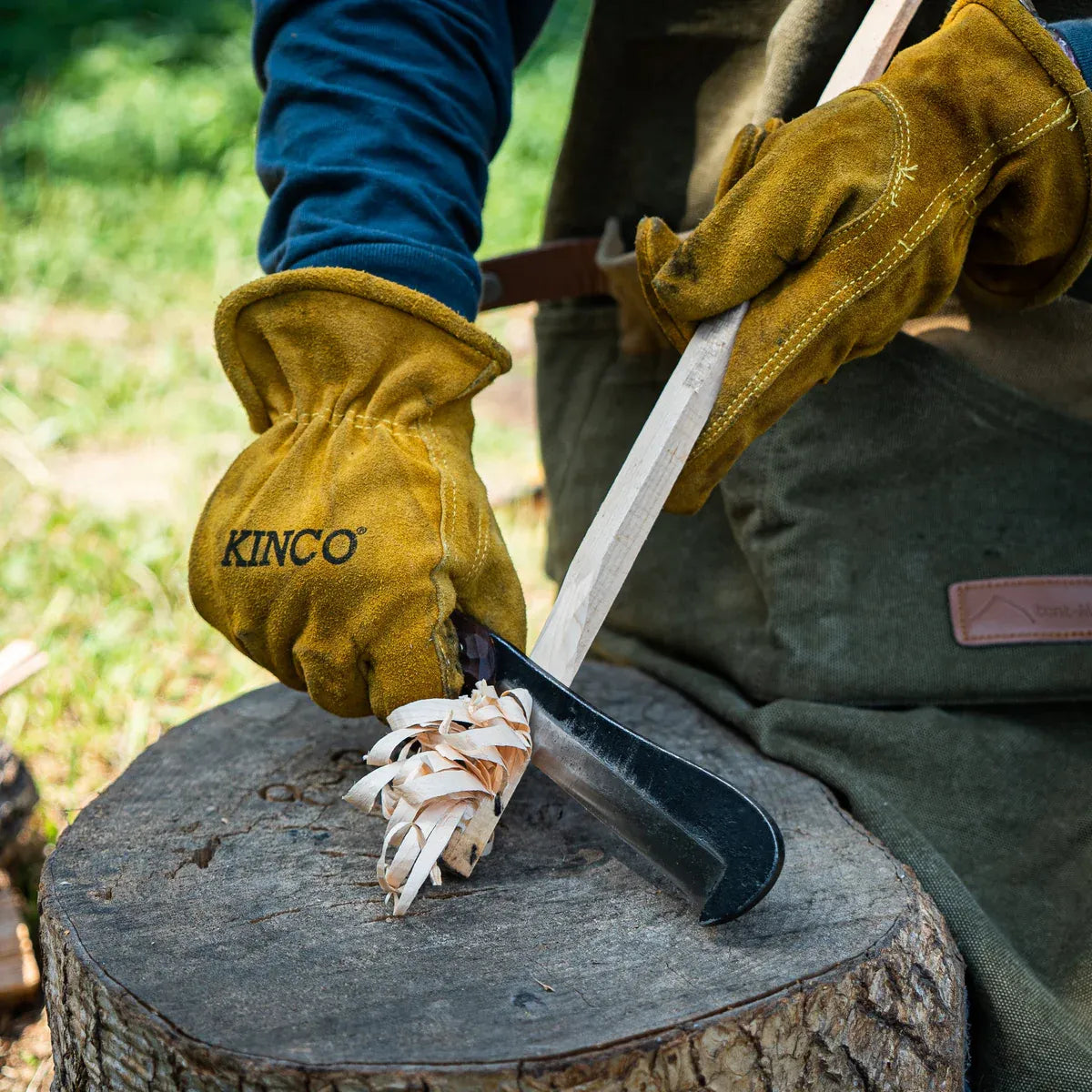 【FEDECA】 鍛造バトニング鉈 名栗ブラック