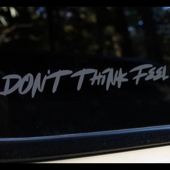 【サンゾー工務店】Don't think feel カッティングステッカー（GRAY）