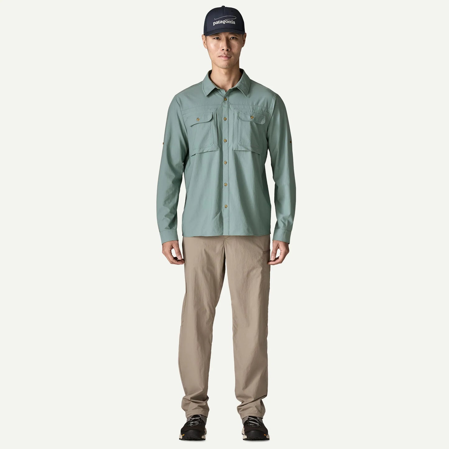 【patagonia】メンズ・ロングスリーブ・セルフガイデッド・サン・シャツ