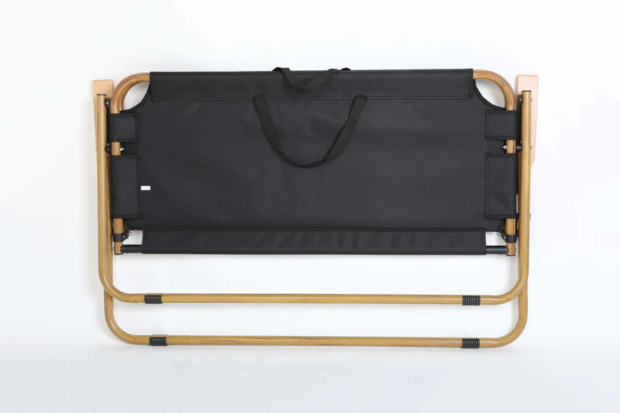 【S'more】 chummy bench チャミーベンチ 木調アルミの2人掛けベンチ