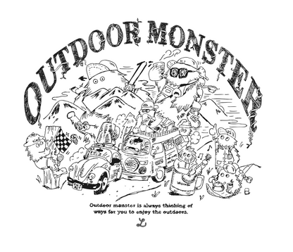 【予約商品】MONSTER COLLECTION　限定Tシャツ S~XL　ホワイト