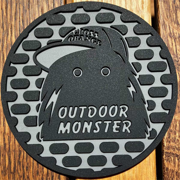 【CROSS ORANGE】アウトドアモンスター　コースター　※12/14販売開始 OUTDOOR MONSTER COASTER