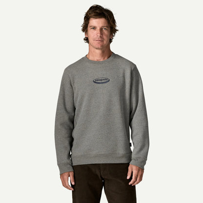 【patagonia】メンズ・'95 オーバル・ロゴ・アップライザル・クルー・スウェットシャツ