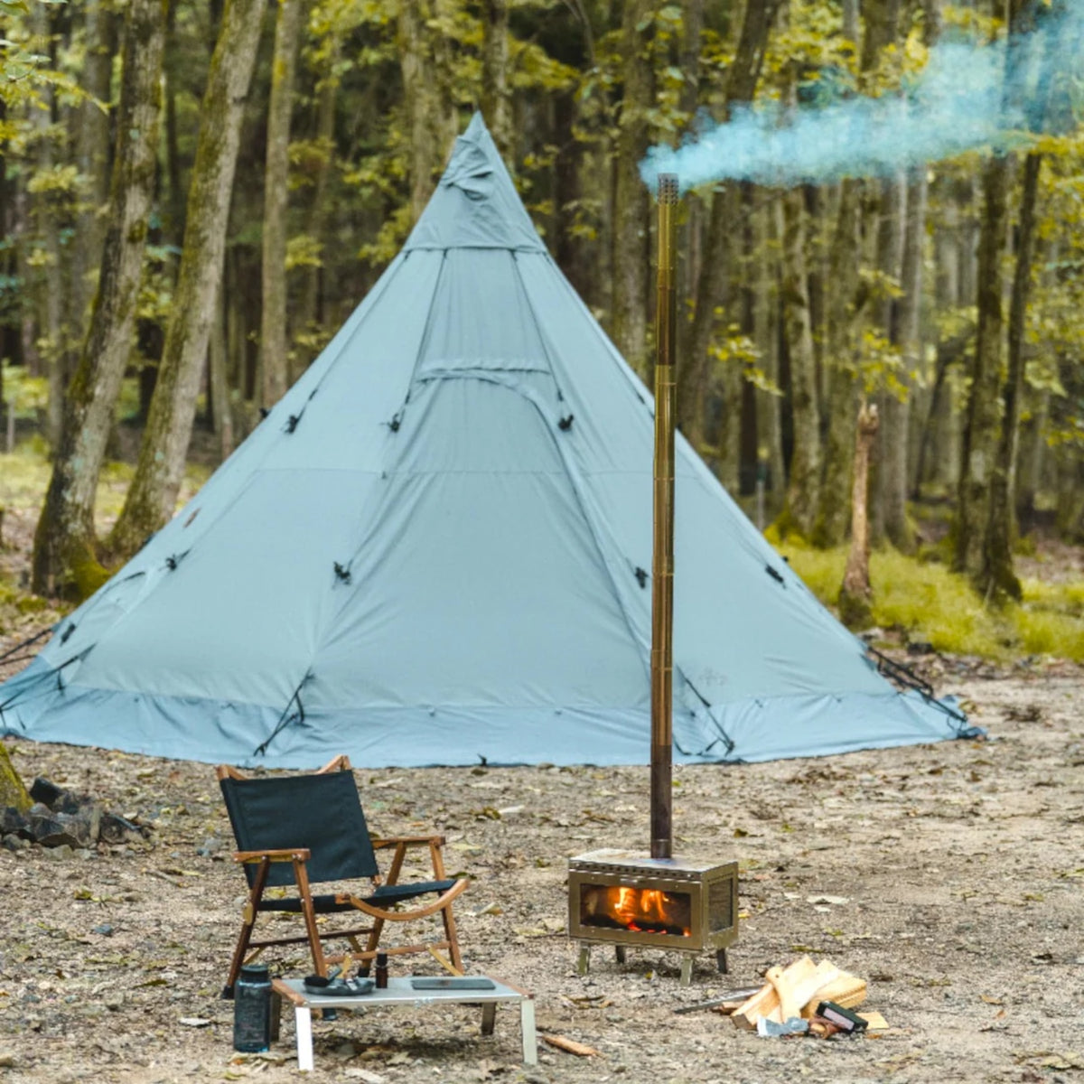 【Mt.SUMI】Mt.SUMI Woodstove MIDORA SUS / マウントスミ アウトドア薪ストーブ ミドラ ステンレス