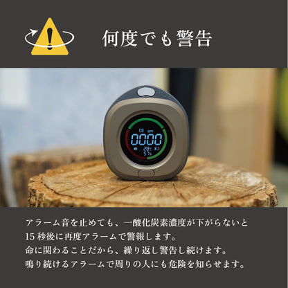 【沢田テント】日本製センサー搭載  一酸化炭素チェッカー