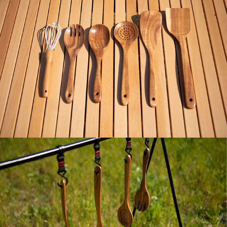 【S'more】Kithen tools 7set キッチンツール7点セット 木製