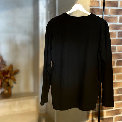 【CROSS ORANGE】アウトドアモンスター オリジナル ロングスリーブTシャツ（ブラック）