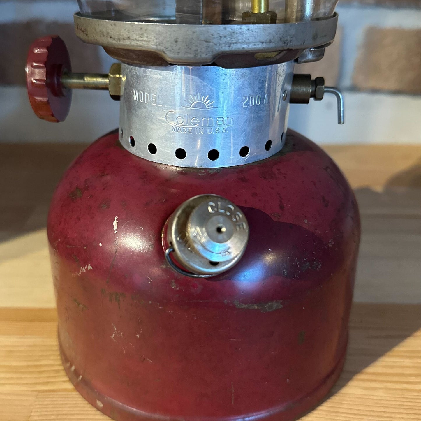 【VINTAGE】Coleman 200A バーガンディ 1961年10月製造