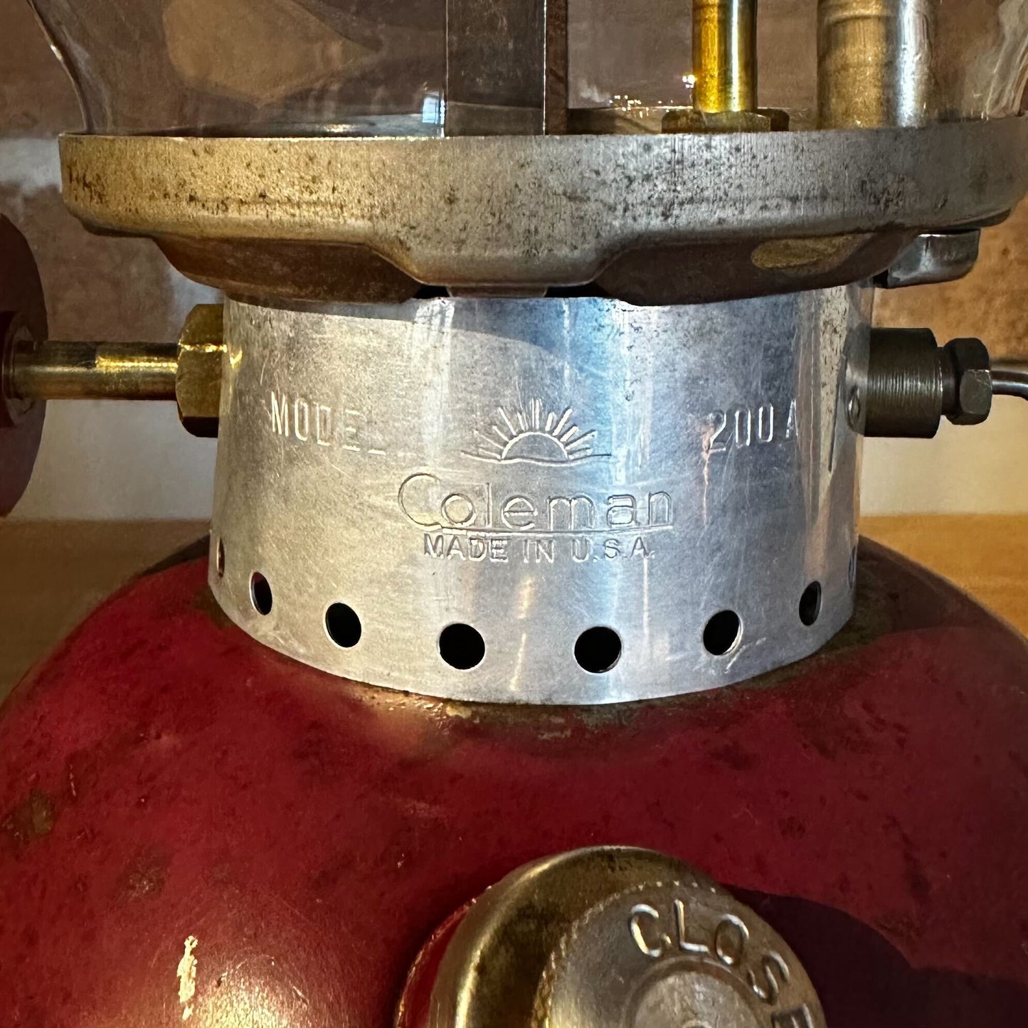 【VINTAGE】Coleman 200A バーガンディ 1961年10月製造
