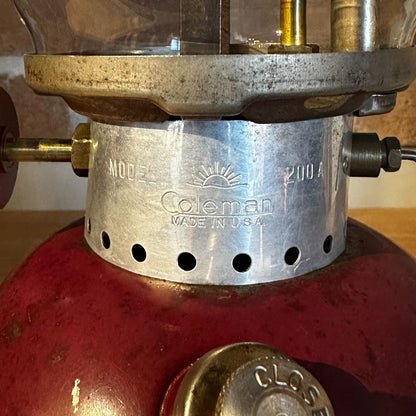 【VINTAGE】Coleman 200A バーガンディ 1961年10月製造