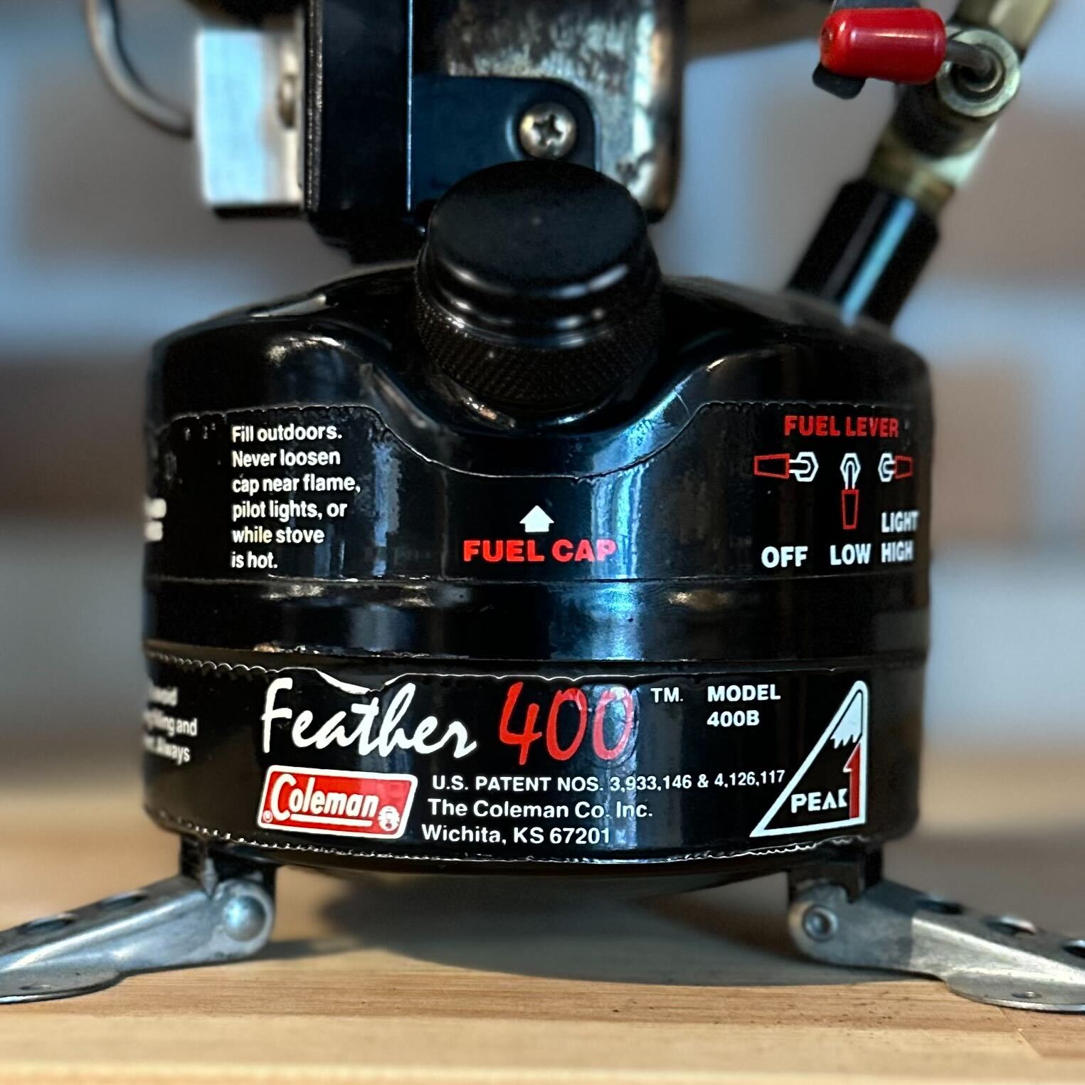 VINTAGE】Coleman Model PEAK1 400B 1991年6月製造 – CROSS ORANGE