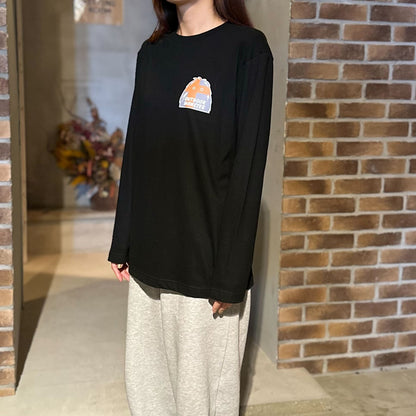 【CROSS ORANGE】アウトドアモンスター オリジナル ロングスリーブTシャツ（ブラック）