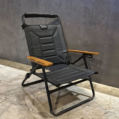 【AS2OV】HIGH BACK RECLINING LOW ROVER CHAIR BLACK ハイバックローバーチェア ブラック