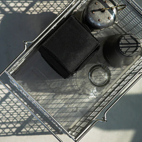 【ANOBA】フォールディングワイヤーバスケット M SUS Ver.