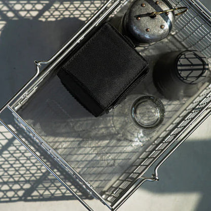 【ANOBA】フォールディングワイヤーバスケット M SUS Ver.