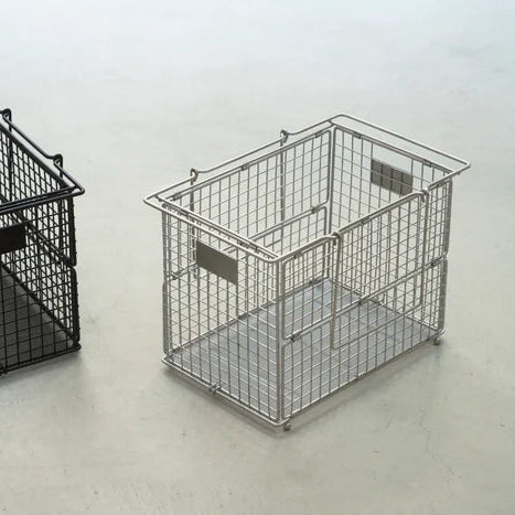 【ANOBA】フォールディングワイヤーバスケット M SUS Ver.