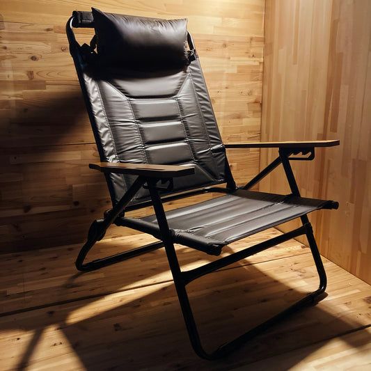 【AS2OV】HIGH BACK RECLINING LOW ROVER CHAIR BLACK ハイバックローバーチェア ブラック