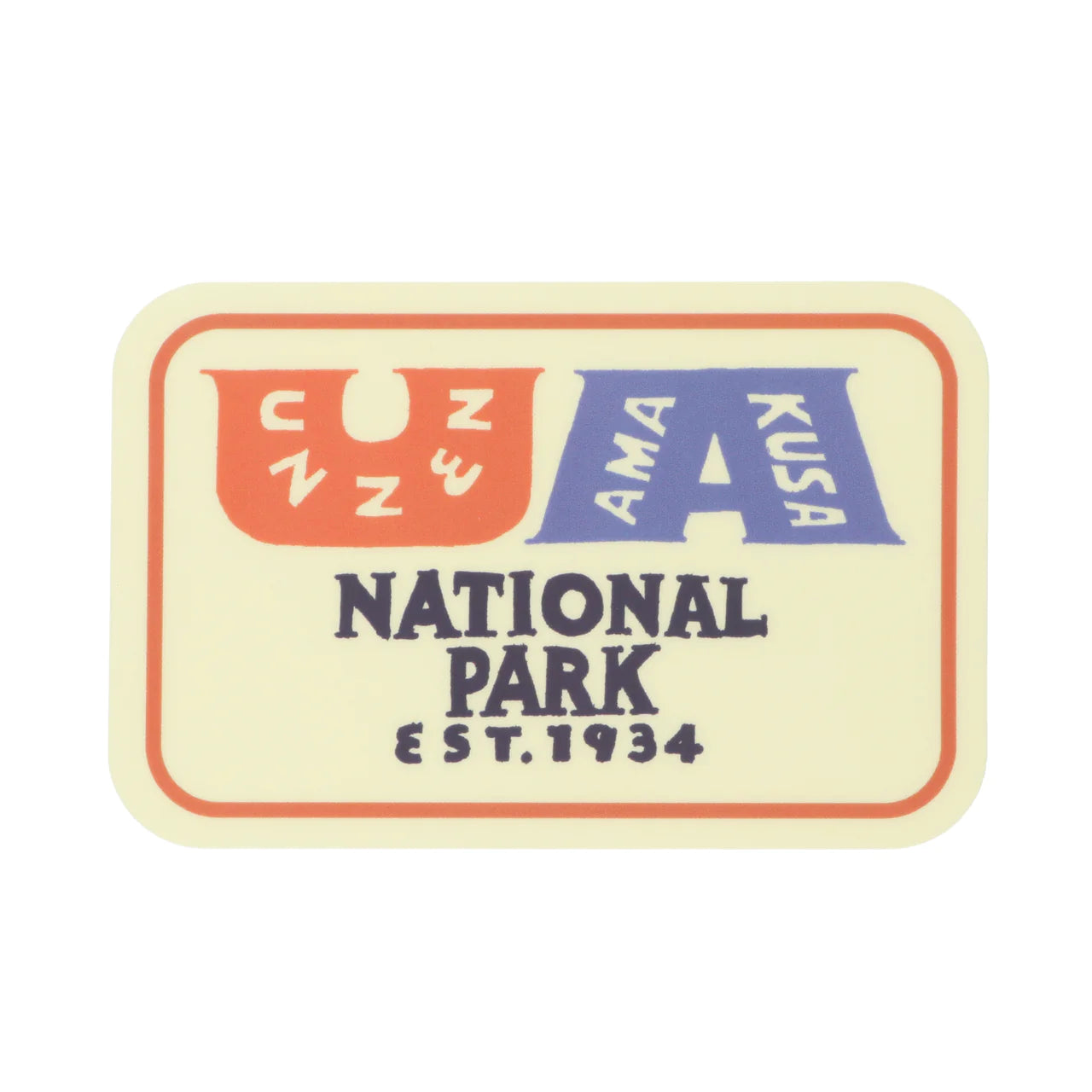 【PAPERSKY】National Parks of Japan STICKER（PAPERSKY with chalkboy)