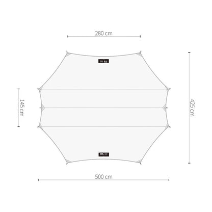neru design works】Hillside tarp – CROSS ORANGE neru design works】Hillside tarp – CROSS ORANGE