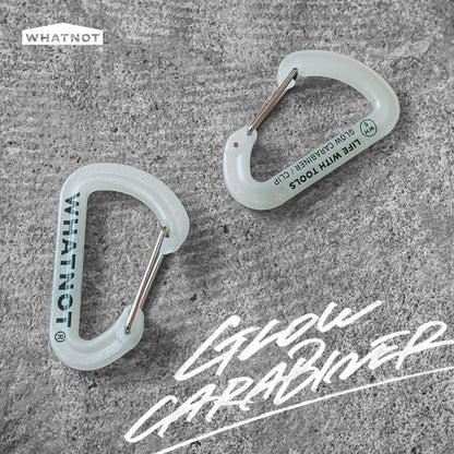 【WHATNOT】蓄光カラビナ｜GLOW CARABINER（1個）