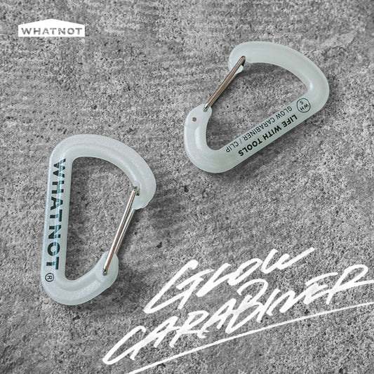 【WHATNOT】蓄光カラビナ｜GLOW CARABINER（1個）
