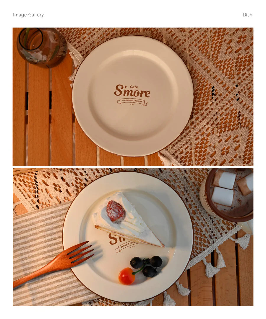 ホーロー皿 café s'more dish