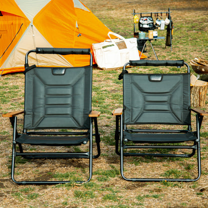 【AS2OV】HIGH BACK RECLINING LOW ROVER CHAIR BLACK ハイバックローバーチェア ブラック