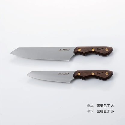 【FEDECA】三徳包丁 大 名栗ブラック
