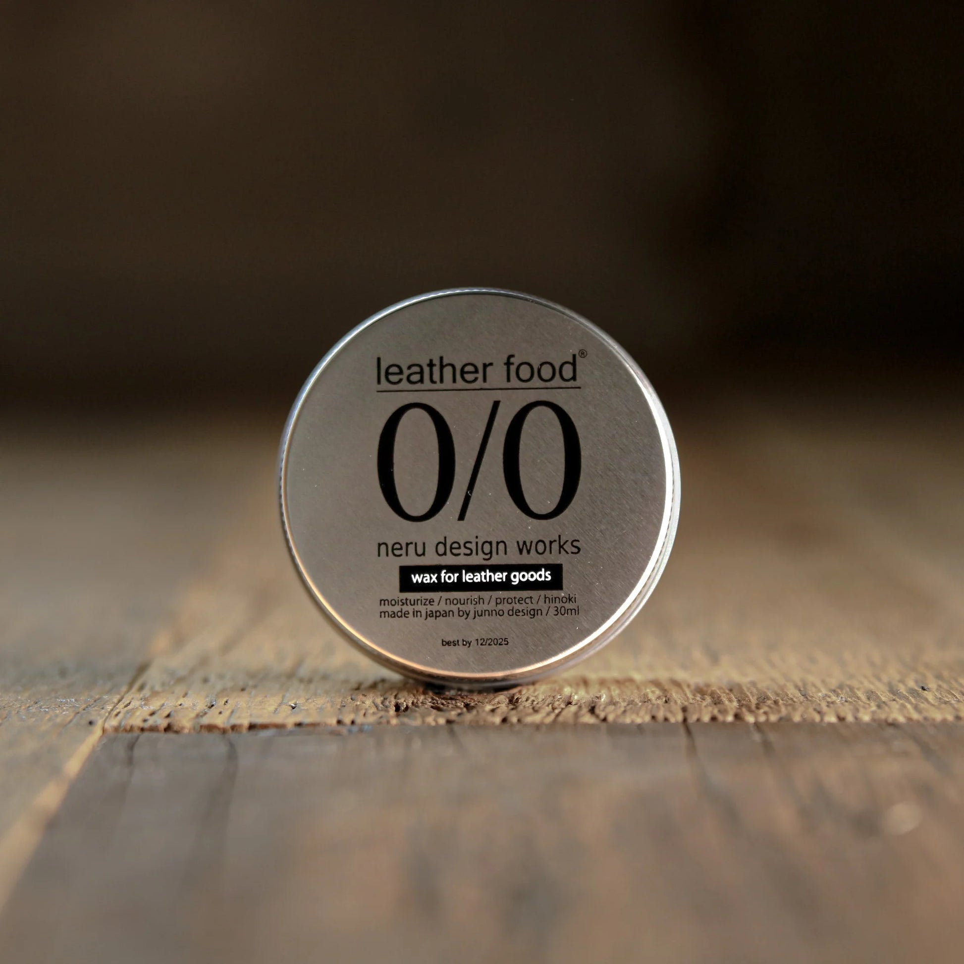 【neru design works】leather wax for outdoor 30