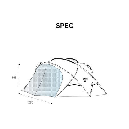 【MINIMAL WORKS】SHELTER GP専用メッシュドア